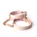 Crave ID Cuffs Pink/Rose Gold - Elegant Silicone & Steel Jewelry Set