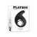 Playboy Ring My Bell Crna - Dvostruki silikonski vibrator sa tapkačem