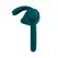 Playboy Bunny Buzzer Teal Intimate Ring with Vibrating Ears USB