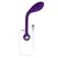 Playboy Pleasure Spot On Flexible Vibrator Acai, 8.9'' Silicone USB
