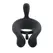 Playboy Pleasure Triple Play Vibrating Ring Crni, 9 modova, daljinski upravljač
