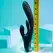 Playboy Pleasure Rapid Rabbit Black - Multi-Action Intimate Device, 10