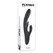Playboy Pleasure Rapid Rabbit Black - Multi-Action Intimate Device, 10