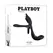Playboy Pleasure The 3 Way Silicone Support Ring Black USB Remote