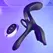 Playboy Pleasure The 3 Way Silicone Support Ring Black USB Remote