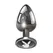 Playboy Tux Large Aluminium Intimate Plug - Elegant Black & White Design