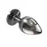 Playboy Tux Large Aluminium Intimate Plug - Elegant Black & White Design