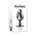 Playboy Tux Large Aluminium Intimate Plug - Elegant Black & White Design