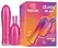 Durex Bunny 2in1 Mini Vibe & Tease Waterproof Rechargeable 10.5cm
