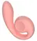 Snail Vibe Gizi Peachy Pink Dual-Motor Intimate Device Silicone 19cm