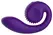 Snail Vibe Gizi Purple Duo Vibrator - Compact, Flexible, Dual Motors