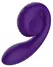 Snail Vibe Gizi Purple Duo Vibrator - Compact, Flexible, Dual Motors