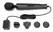 le Wand Diecast Plug-In Black Compact Massage Wand 20 Modes 29cm