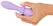 Cuties Mini Vibrator Purple Gen4 - Soft Silicone, 10 Modes, 13.6 cm