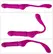 Javida 3 Function Dual Action Intimate Machine, Flexible, USB, Purple