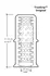 The Handy True Grip Sleeve Reusable TPE Replacement Insert 11-12cm
