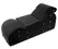 Liberator Black Label Esse Lounger Set with Adjustable Restraints, Black