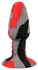 ANOS Triple Colour Intimate Plug with Suction Base, 11.5 cm, Silicone