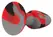 ANOS Triple Colour Intimate Plug with Suction Base, 11.5 cm, Silicone