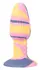 You2Toys Joy Tricolour Silicone Plug with Suction Base 11.5 cm