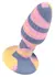 You2Toys Joy Tricolour Silicone Plug with Suction Base 11.5 cm
