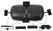 Bad Kitty Bondage Barrel SM Set - Padded Restraint System, Black