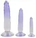 Crystal Clear Set od 3 Transparentna Intimna Modela sa Usisnom Bazom PVC