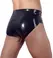 LateX Muške Lateks Gaćice XL sa Naduvavajućim Unutrašnjim Čepom, Crne