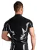 LateX Muška Košulja 2XL Crna - Prirodni Lateks Koji Prianja uz Telo, Prednji Rajsferšlus