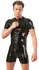 LateX Muški Latex Playsuit L - Usko Prianjajući 3-Smjerni Patent Kombinezon, 0.4mm