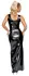 LateX Maksi haljina XL crna prirodni lateks elegantan dizajn 0.35mm