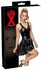 LateX Mini Haljina Crna 2XL - Klasični Rašireni Gumeni Izgled, 0,35 mm