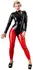 LateX Crni Sjajni Bodysuit dugih rukava L 0.35mm Zip sistem