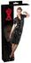 Cottelli Collection Latex Midi Dress Zip Front Black S