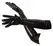 LateX Chlorinated Latex Gloves Black L - Durable, Easy-On Design