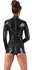 LateX Latex Body Otvorene Čašice Dugih Rukava Crni M