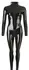 LateX Premium Crni lateks katsuit XS sa duplim rajsferšlusom