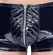 Black Level Vinil Biker-Stil Rastegljive Pantalone L - Sjajan 4-Way Kroj