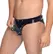 Black Level Vinyl Briefs M - Glossy Bi-Elastic Men's Underwear with Pouch
