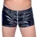 Black Level Vinilne pantalone RV 2XL - Sjajno crne, prednji rajsferšlus, rastegljive