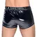 Black Level Vinilne pantalone RV S - Sjajno crne, metalni rajsferšlus, Veličina S