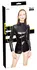 Black Level Vinyl Jumpsuit XL - Glossy Short-Sleeve Party Outfit