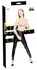 Black Level Vinyl Leggings XL with Open Crotch & Stretch Panels, Black