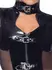 Black Level Vinyl Dress Model M with Buckle and Net Panels, Black