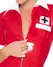 Black Level Vinilna Medicinska Haljina Crvena L - Sjajni Medicinski Inspirisan Komplet