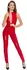 Black Level Vinyl Jumpsuit Red XS - Sleek Full-Body Design