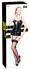 Black Level Long Vinyl Corsage L Adjustable Full Cups Shiny Black