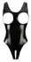 Black Level Vinilni Body XL Otvoreni Dizajn, Sjajno Crni, Patent Zatvarač Pozadi