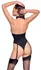Black Level Vinyl Body L Open Bust Adjustable Straps