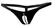 Black Level Vinyl Chain Detail Intimate String L/XL, Black Finish